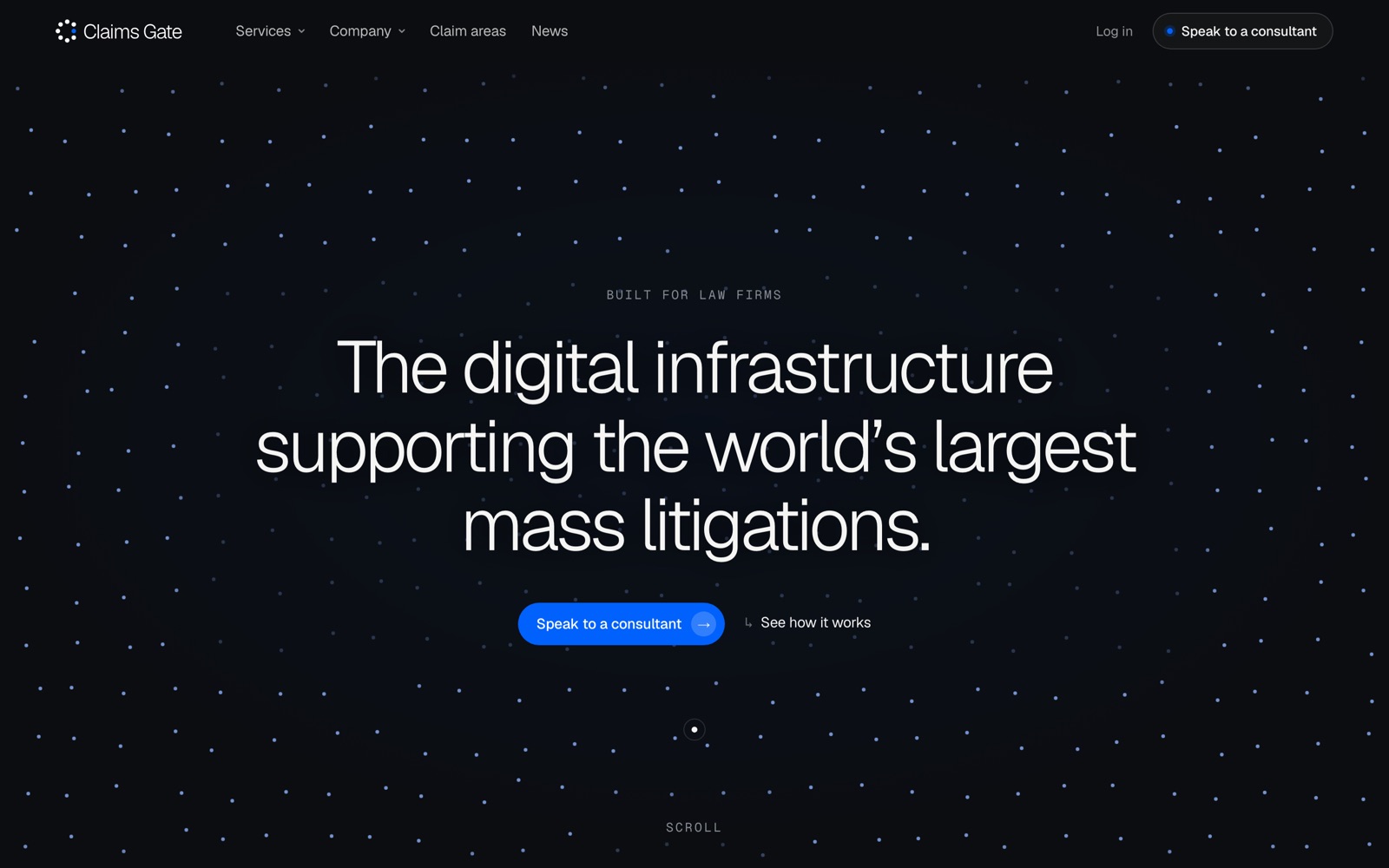 The Claims Gate website: The digital infrastructure supporting the world&rsquo;s largest mass litigations.